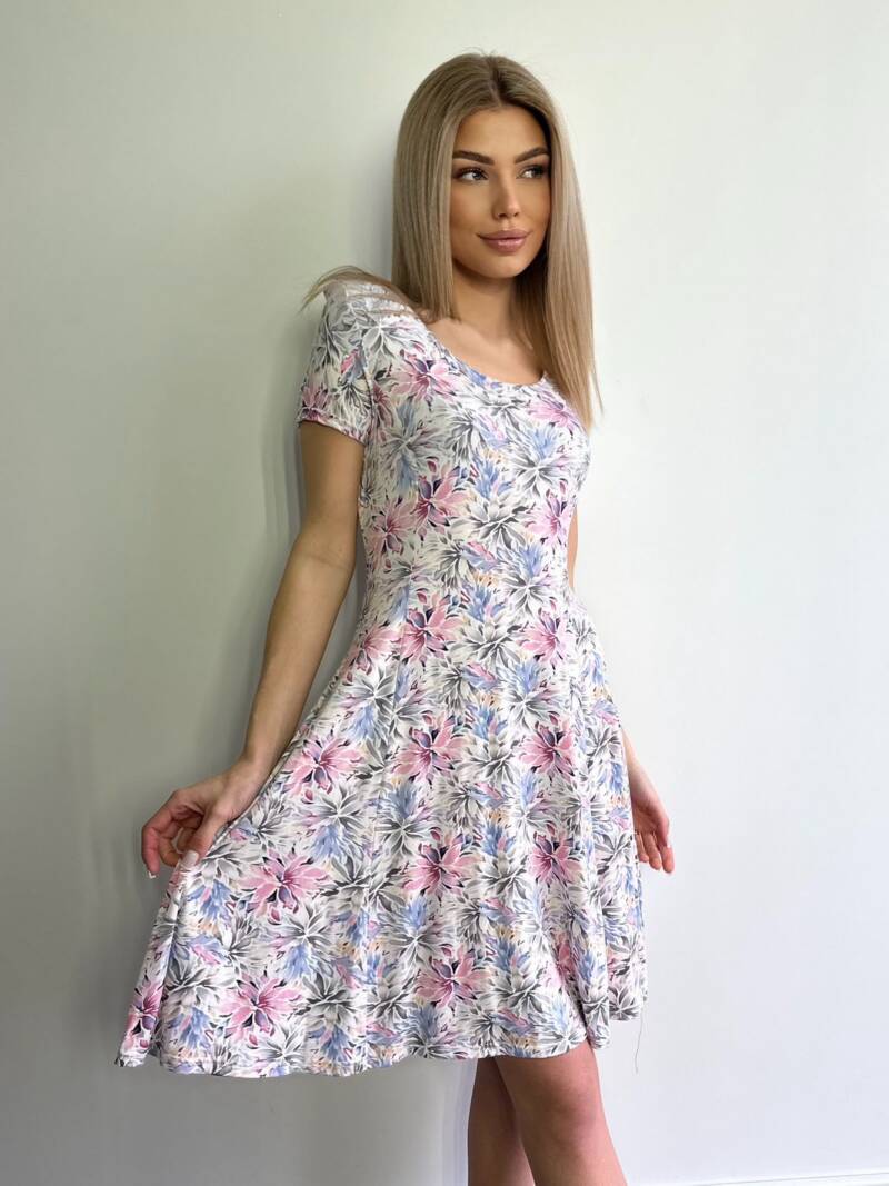 Sukienki damskie (Polska produkt) Roz 38-44 Paczka 5 szt /1 Kolor